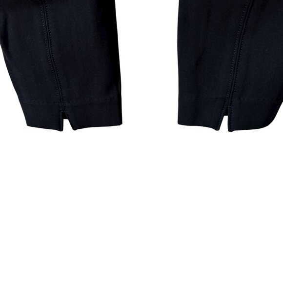 Spanx Size Med Legging Ponte Pant Black Back Hemline Vent Slim Shaping Ankle 23" - Picture 15 of 16